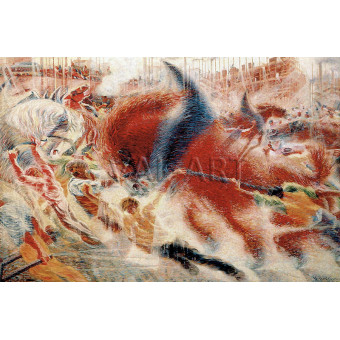 РЕПРОДУКЦИИ НА КАРТИНИ Градът се издига (1910)